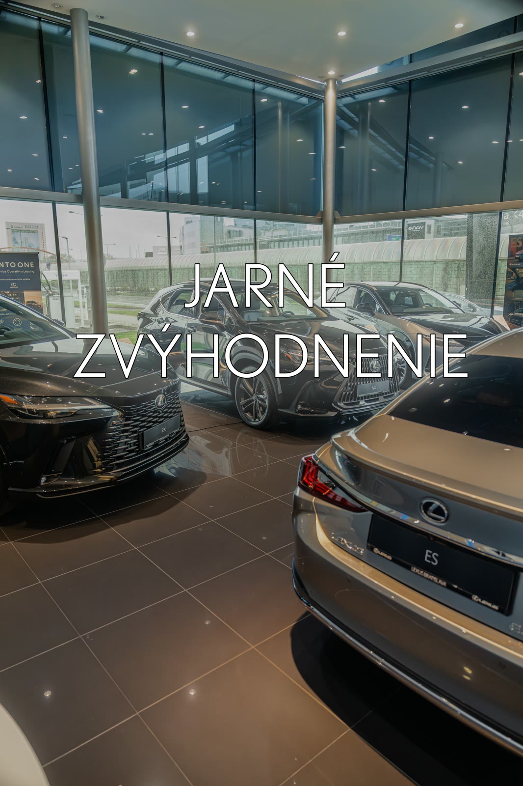 Lexus Bratislava – cover reelu Jarné zvýhodnenie v showroome
